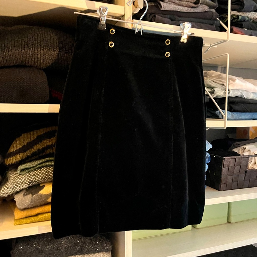 Vintage Ungaro Velvet High Wasted Skirt
